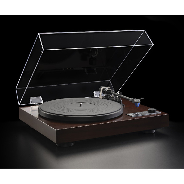 Dual CS 618Q Ceviz Ahşap Direct Drive/Auto Stop Pikap/Plakçalar (Dahili MM preamfi, 2M Blue iğne ve kartuş)